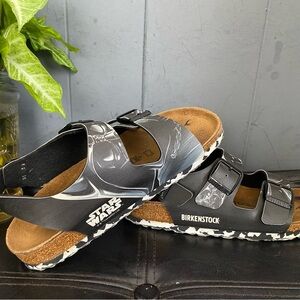 Birkenstock Milano Black Star Wars Sandals 36/5 Kids